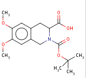 6,7-Dimethoxy-3,4-dihydro-1H-isoquinoline-2,3-dicarboxylic acid 2-tert-butyl ester